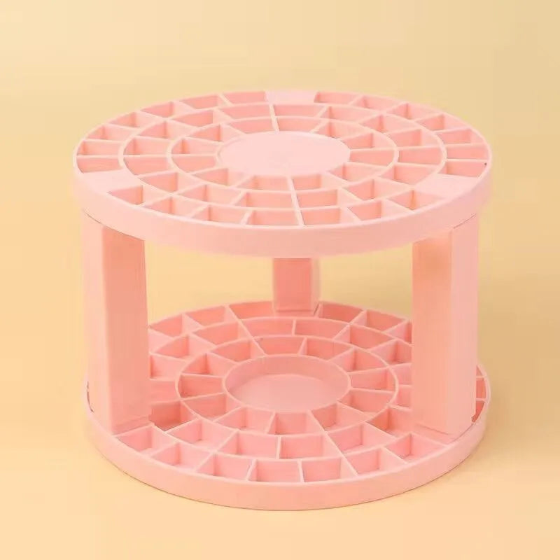 SARAND GlamSpin™ – Organizador Rotativo de Pincéis com Design Minimalista