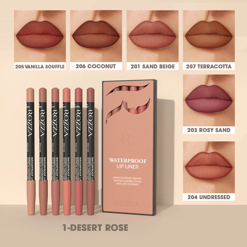 Coleção Lápis Labial Hidroproof SARAND – Contorno Duradouro e Intenso