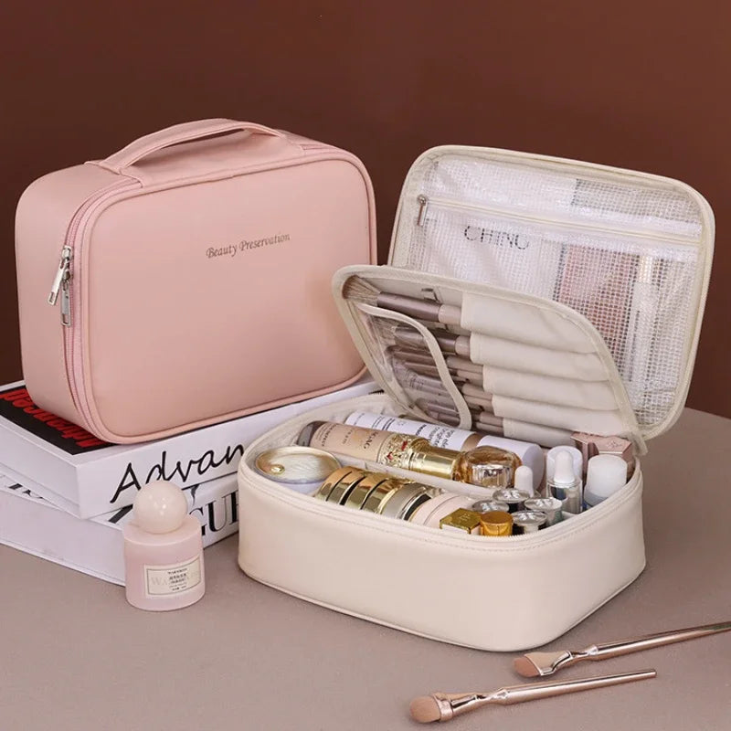 SARAND LuxBeauty™ – Nécessaire em Couro PU